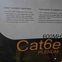 NetStrand 1000ft Solid Cat6e Cable  (Green) $200 each box