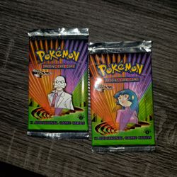 1st Edition Gym Challenge In Packs Sabrina And Blaine