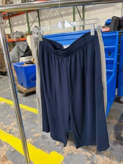 HQUEC Men's Navy Athletic Shorts Size XL