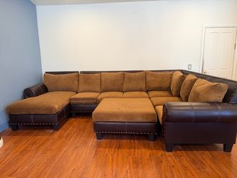 Brown Sectional Sofa – $200 OBO