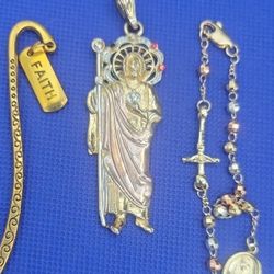 3" Pendant, Bookmark & Bracelet 