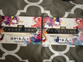 2025 topps inception hobby box x2