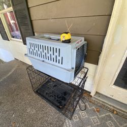 2 Dog Cages 