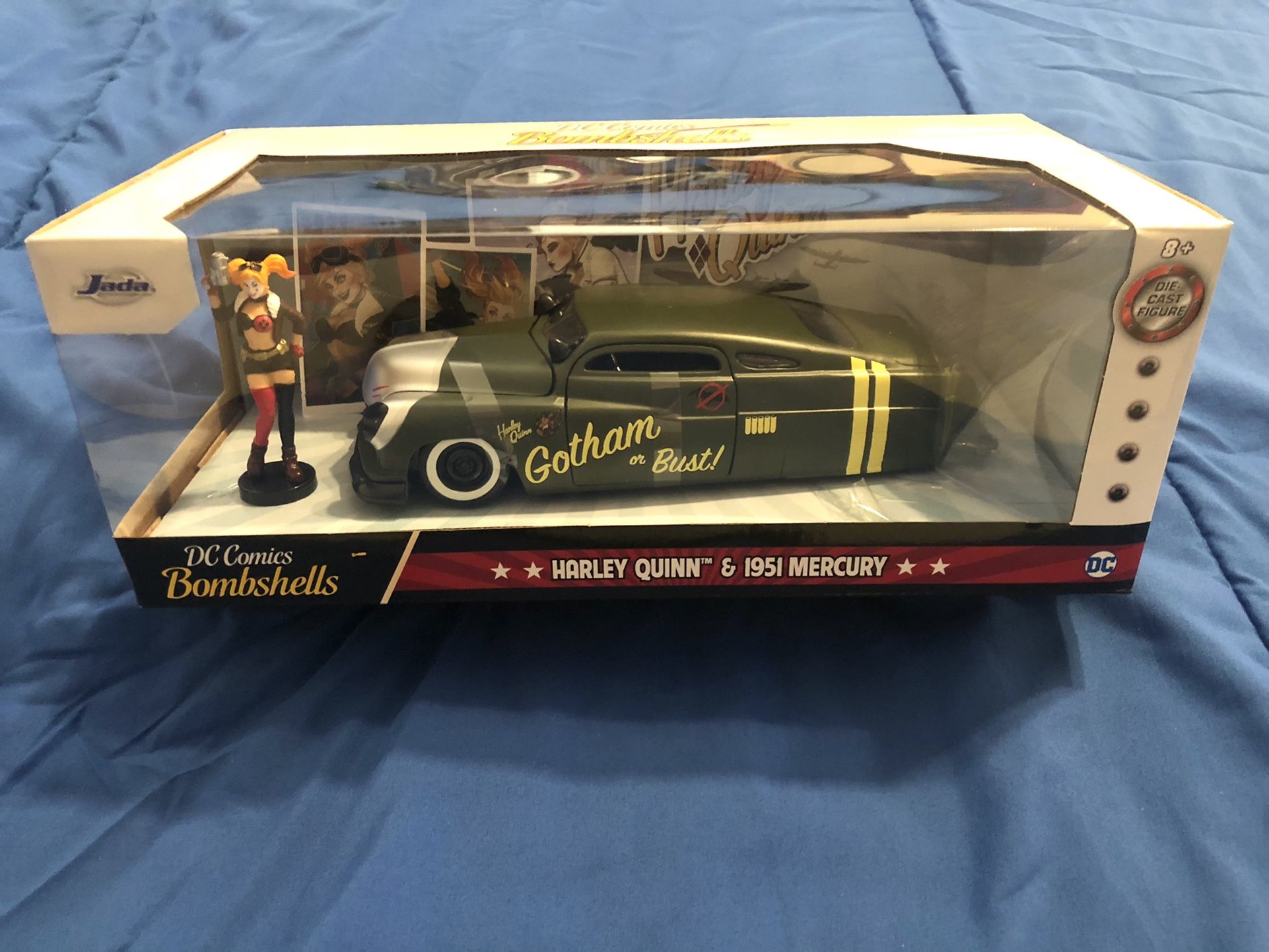 Harley Quinn DC Comics Bombshells Jada Die Cast 1951 Mercury