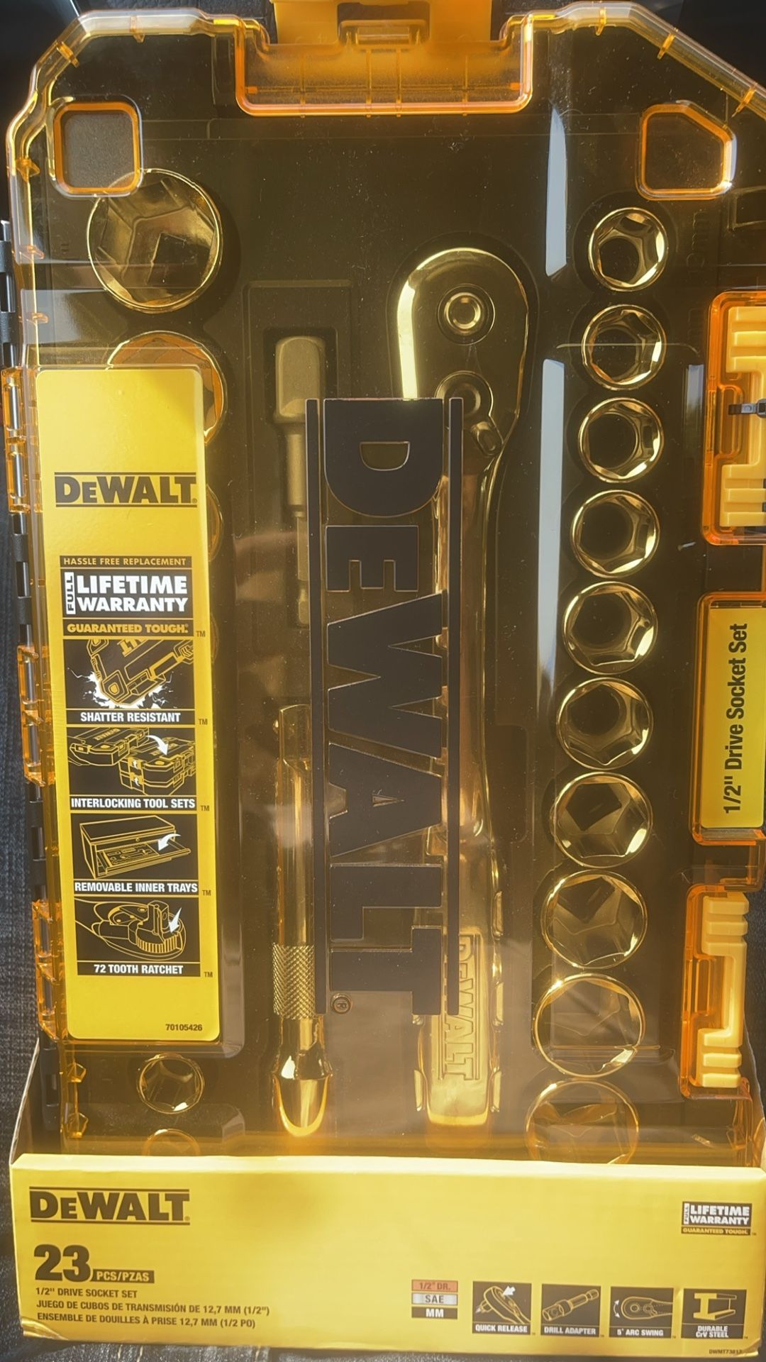 DeWALT 1/2’’ Drive Socket Set
