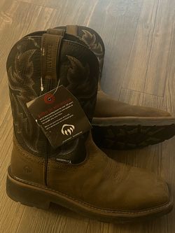 Wolverine Waterproof Western Work Boots