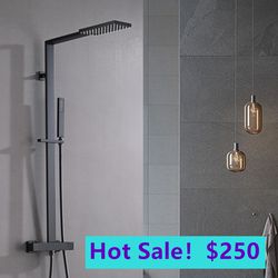 Wall Mounted Shower Combo Set With Shower Head,CE837MB showroom clearance