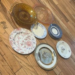Misc plates-14 pcs 