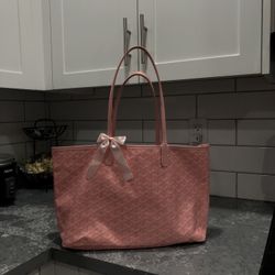 Used Light Pink Goyard Tote 
