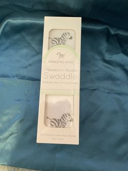 Amazing Baby Newborn Muslin Swaddle NEW
