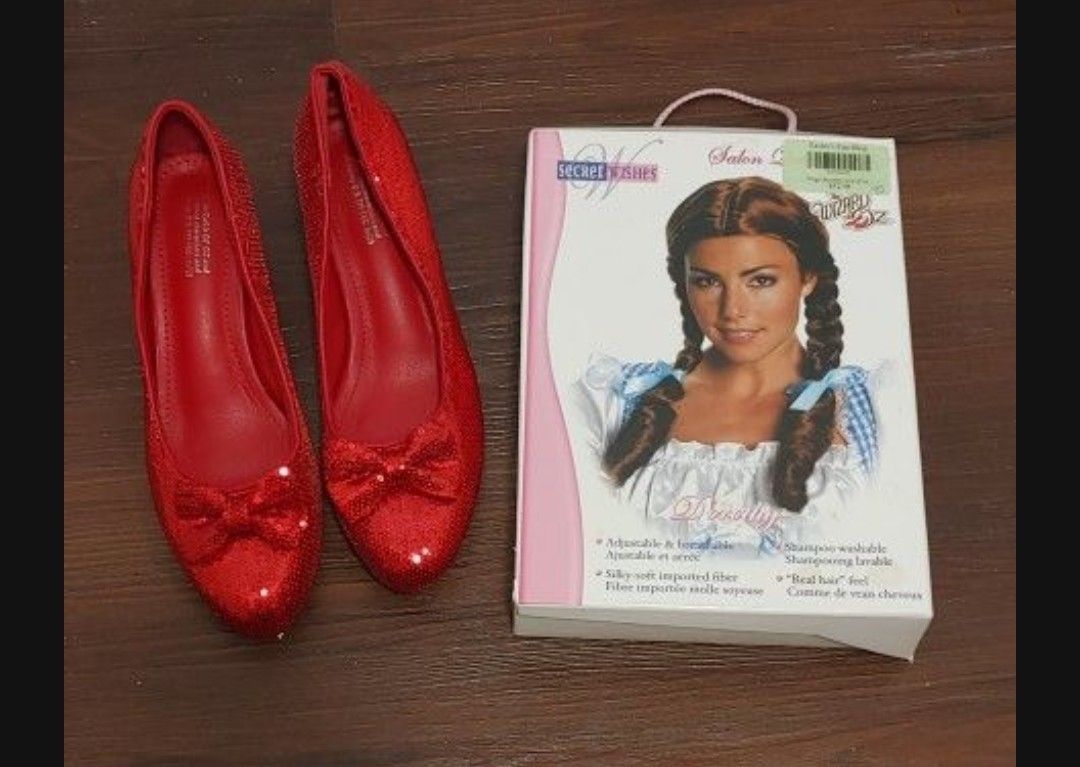 Ruby Slippers And Dorothy Wig
