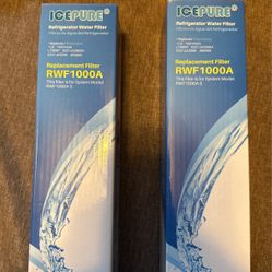 2 Brand New Refrigerator Water Filters