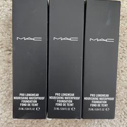 Mac Waterproof Foundations NEVER USED