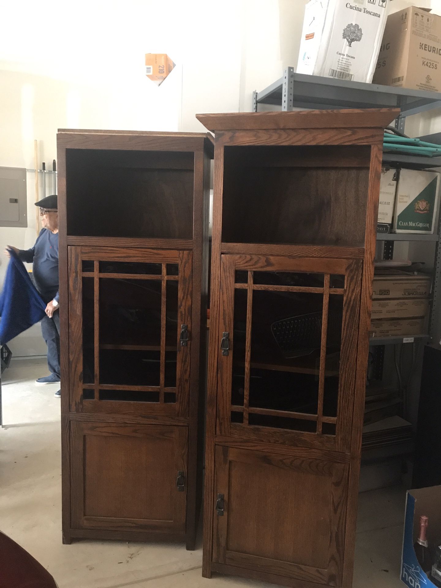 Entertainment center wood shelves!