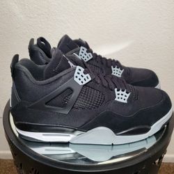 BRAND NEW JORDAN 4 BLACK CANVAS