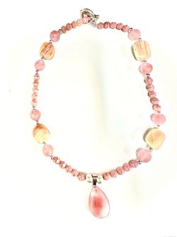 Pink Abelone Choker Necklace