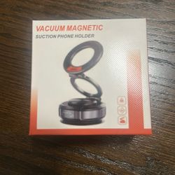 Vacuum Magnet Suction Phone Holder