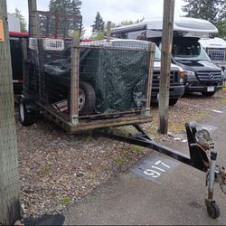 Trailer With Car Wash Machines