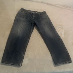 Levi’s 550 Jeans Men 42x30 Blue Bootcut Denim High Rise Western Rodeo (40x29)