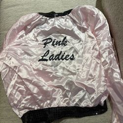 Womens Pink Ladies Jacket Costume Size M/L