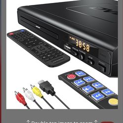 DVD Players For TV With HDMI, DVD Players That Play All Regions, Simple DVD Player For Elderly, CD Player For Home Stereo System, Included HDMI And RC