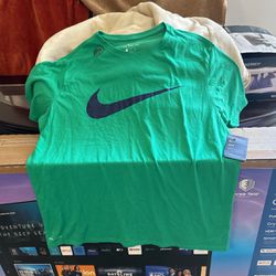Nike Mens Shirt Xl Green