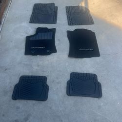 Tacoma front mats with michelin rubber mats 