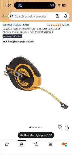 100 ft tape