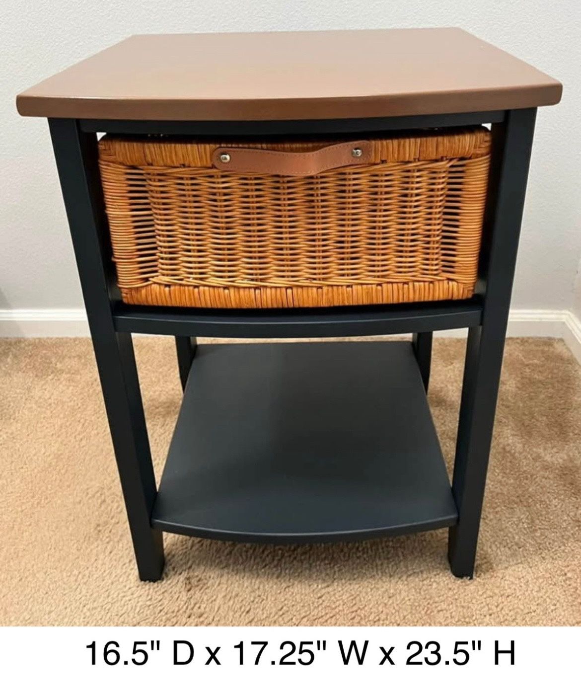 Nightstand Hand Painted And Refurbished