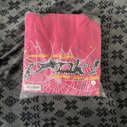 Pink Sp5der Hoodie 