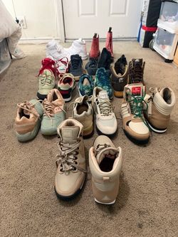 12 pairs mens shoes size 9/5 and 10