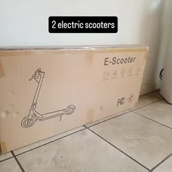 New e scooter not opened,and  used push to start razor