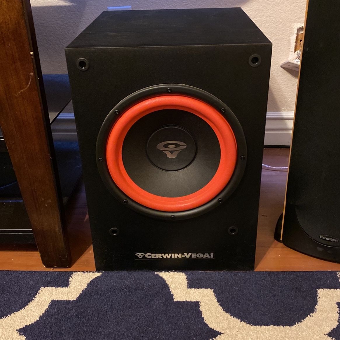 Cerwin Vega OPEN BOX SL-10S 10 Active Powered Subwoofer 150 Watt