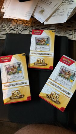 Pokémon 30th Celebration Knock Out Collection x3