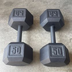 Hex dumbbells 2x50