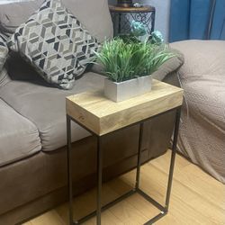  Narrow Side Table,  Slim Nightstand, End Table 