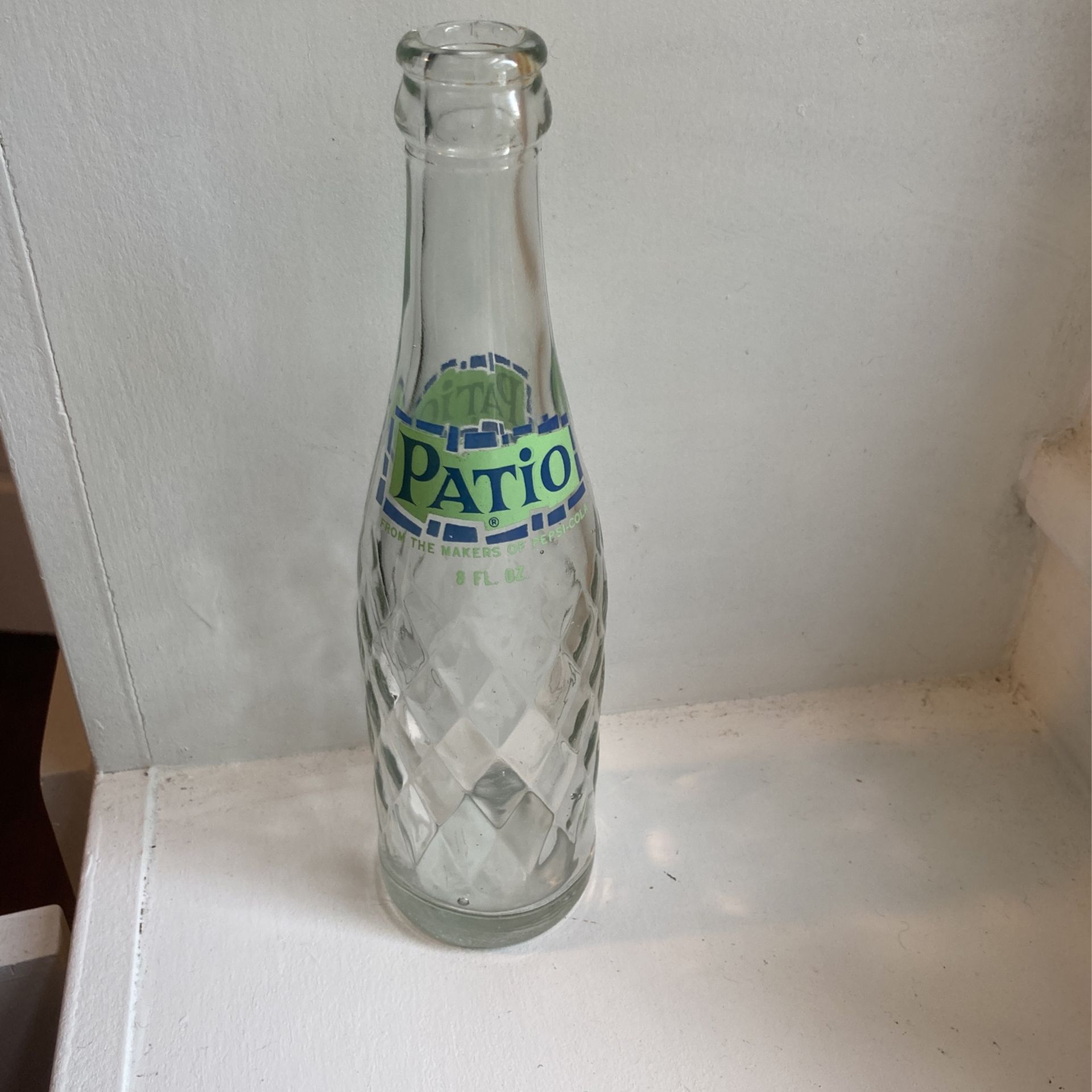 Antique Patio Soda Bottle 