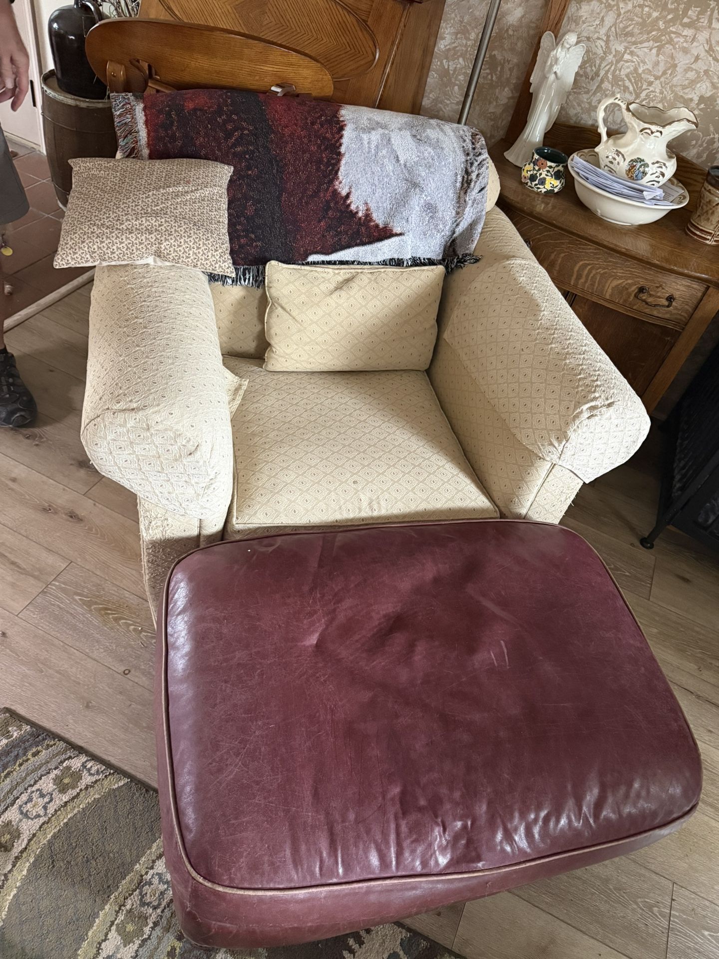 Chair And Ottoman