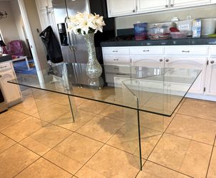 Large Glass Table