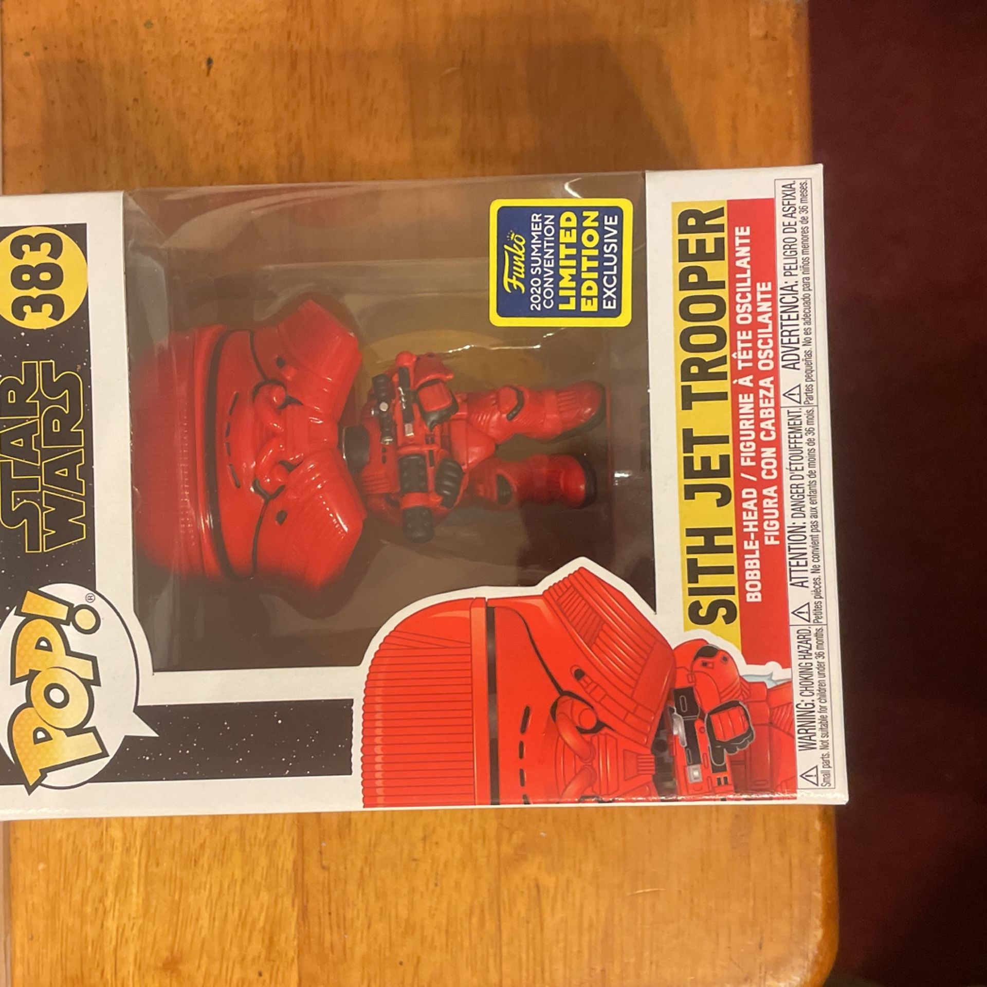 Funko pop Star Wars Sith Jet trooper