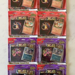 Ascended Heroes Sticker Collection Blister Booster Bundle Pokemon Packs Box ETB Elite Prismatic Destined Surging Mega Black White 151 OP One Piece Cas