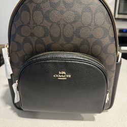 Brand New Never Used Coach Backpack Purse