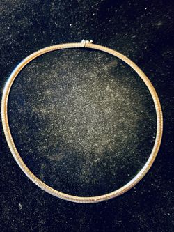 10k White Gold Omega Chain 21.43 Grams 