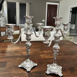 W M Rogers & Son Candelabra Set