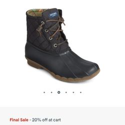 Sperry / Salt Water Quilted Duck Boot