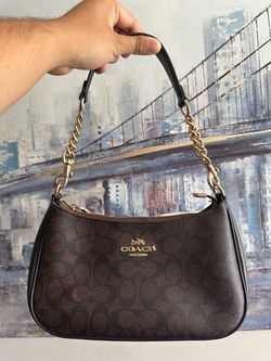 Coach New York Signature Shoulder Bag