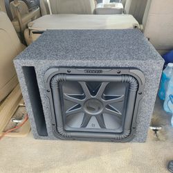 12" kicker L7s subwoofer and box.750 RMS