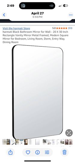 20x30 Black Mirror