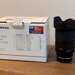 Tamron 28-75mm F2.8 Lens Sony 