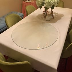 31” glass tabletop